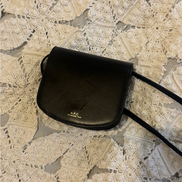 A.P.C. Mini Black Crossbody Bag - Picture 6 of 7